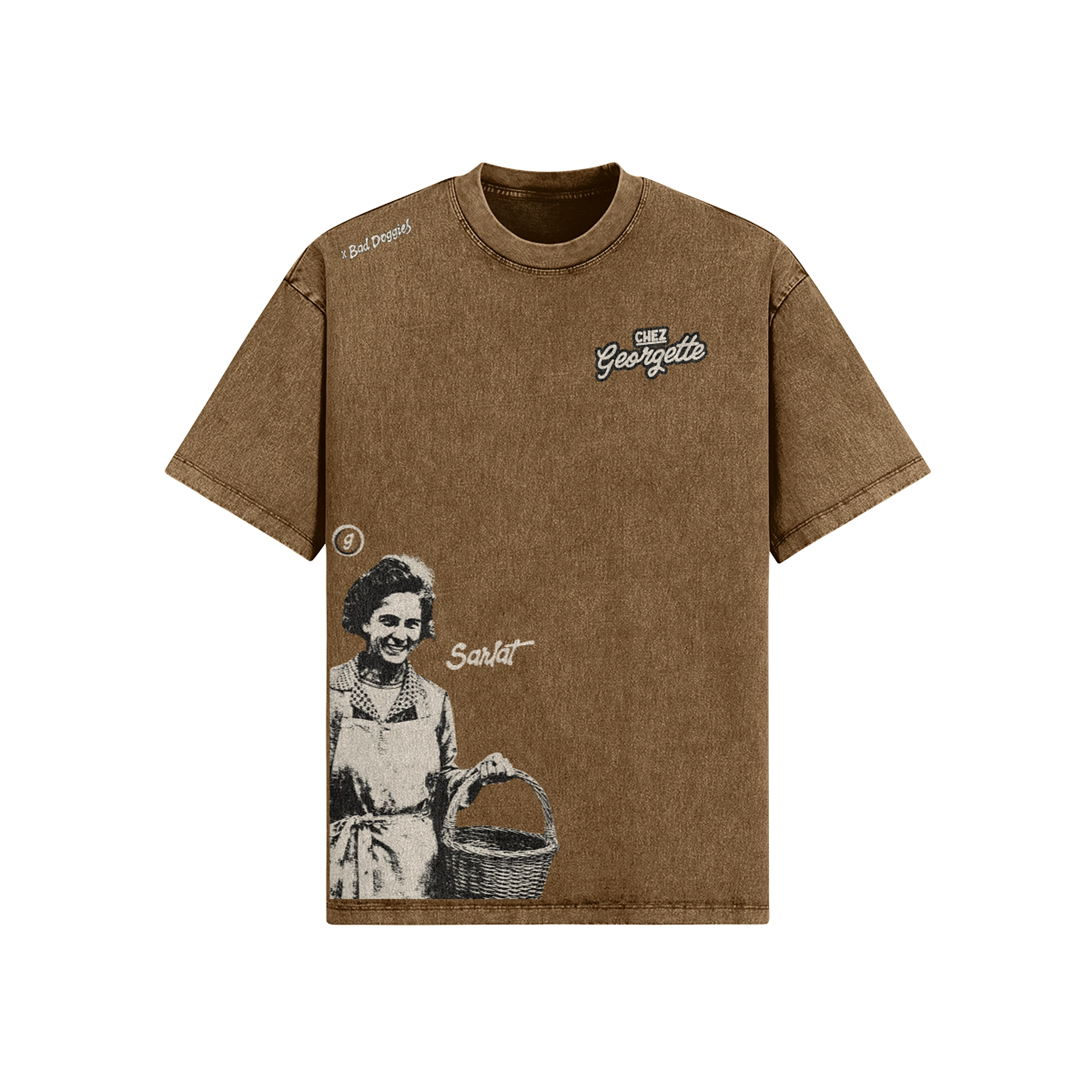 Tee Oversize - CHEZ GEORGETTE 🧡 x 𝔅𝔞𝔡 𝔇𝔬𝔤𝔤𝔦𝔢𝔰