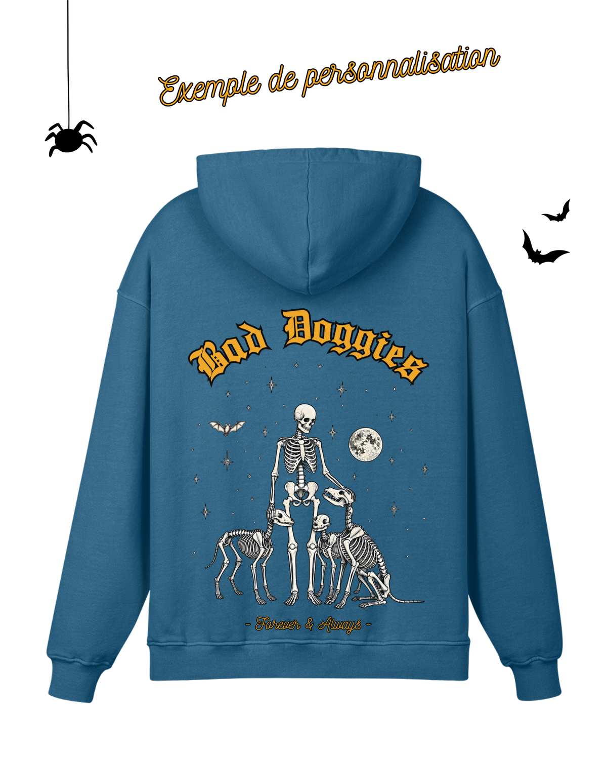 Hoodie Oversize Forever & Always 💀🕯️ 𝖆̀ 𝖕𝖊𝖗𝖘𝖔𝖓𝖓𝖆𝖑𝖎𝖘𝖊𝖗