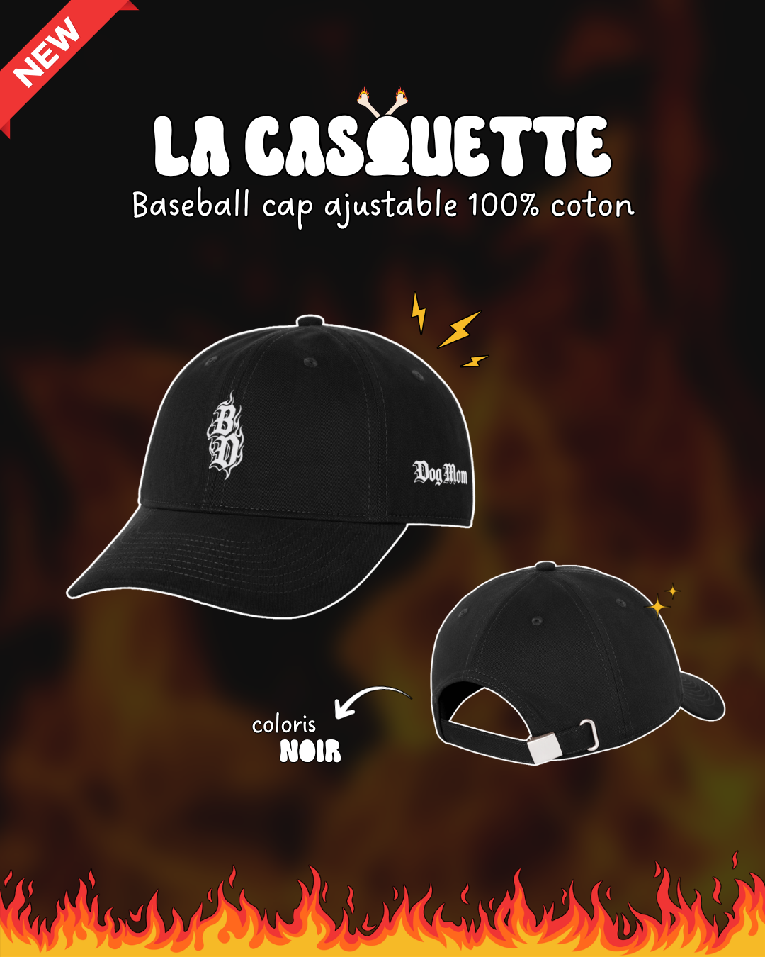 La nouvelle Cap brodée 🦴