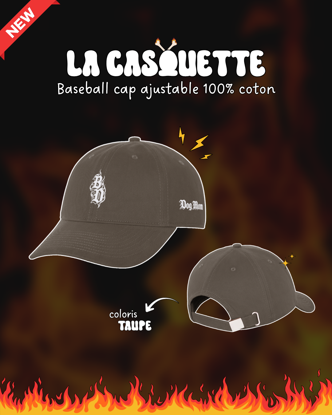 La nouvelle Cap brodée 🦴