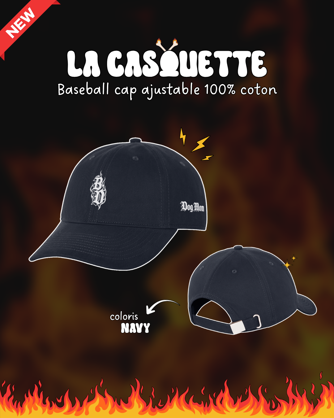 La nouvelle Cap brodée 🦴