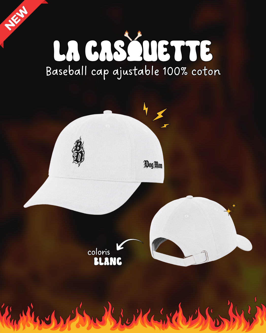 La nouvelle Cap brodée 🦴