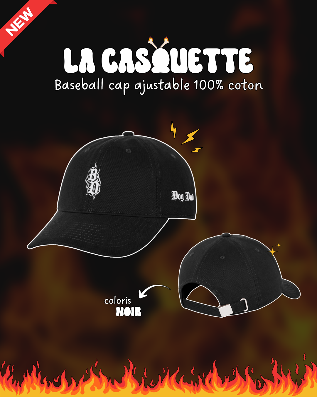 La nouvelle Cap brodée 🦴