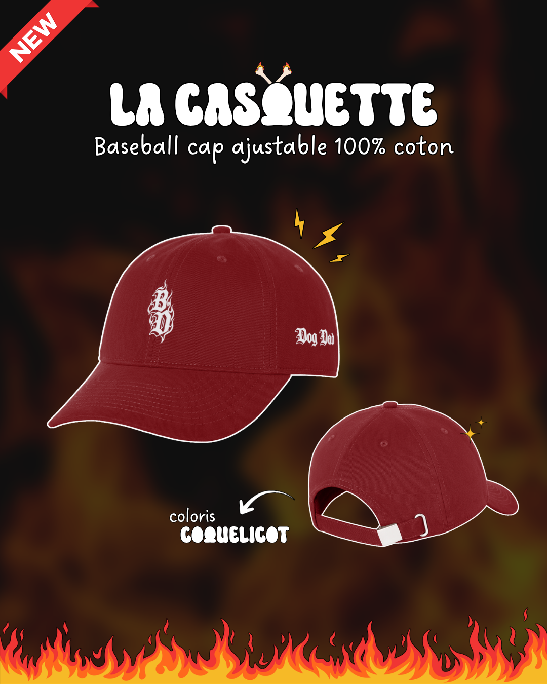 La nouvelle Cap brodée 🦴