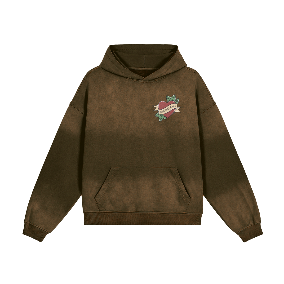 Hoodie Oversize Délavé - BAD TO THE BONE 🦴