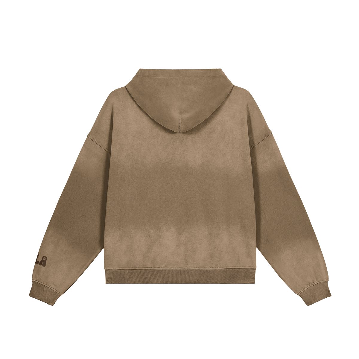 Hoodie Oversize Délavé - MY DOG IS MY BIGGEST FAN 🐾 (𝑚𝑎𝑛𝑐ℎ𝑒 𝑎̀ 𝑝𝑒𝑟𝑠𝑜𝑛𝑛𝑎𝑙𝑖𝑠𝑒𝑟)