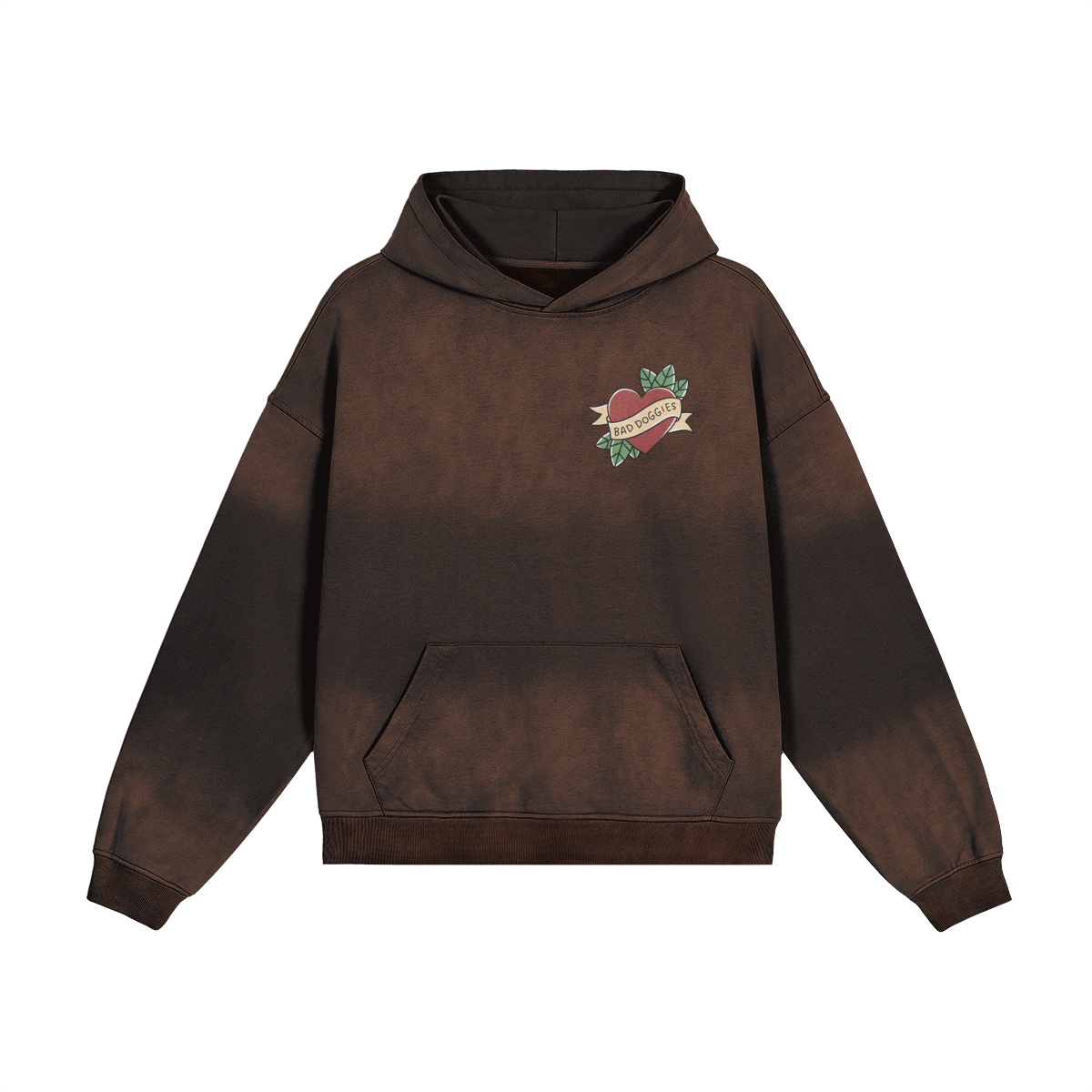 Hoodie Oversize Délavé - BAD TO THE BONE 🦴