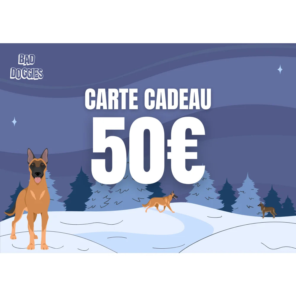 Carte-cadeau Bad Doggies 🎁 - 50 €