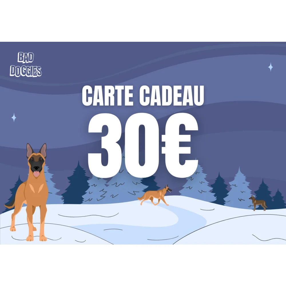 Carte-cadeau Bad Doggies đ - 30 ⏠Carte-cadeau Bad Doggies
