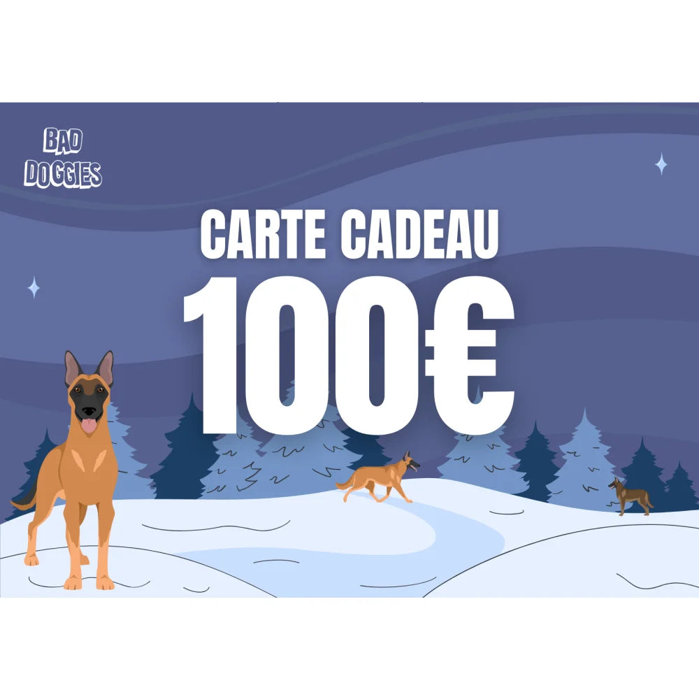 Carte-cadeau Bad Doggies 🎁 - 100 €