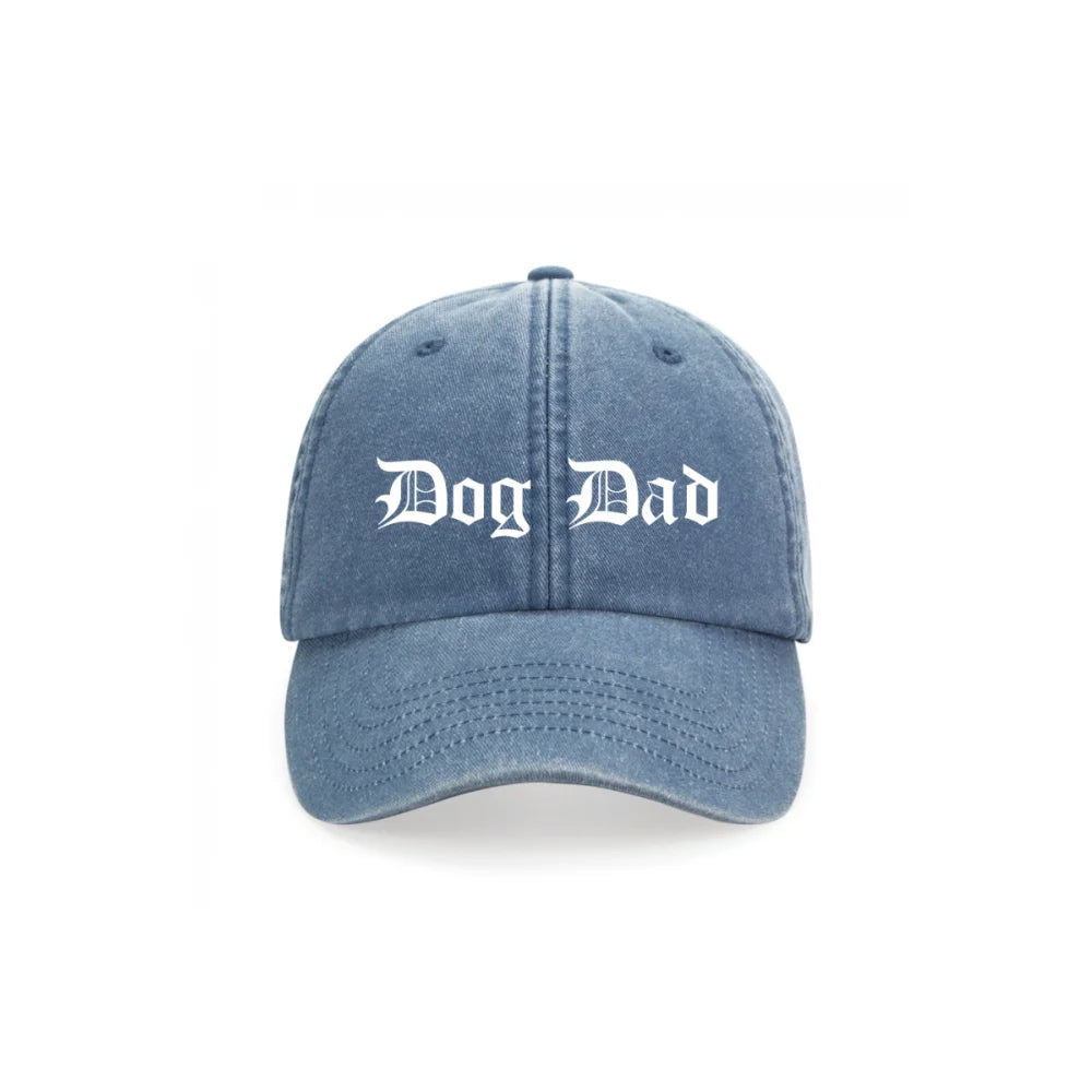 Casquette Brodée - 𝕯𝖔𝖌 𝕸𝖔𝖒 / 𝕯𝖔𝖌 𝕯𝖆𝖉 ✨ - Light Blue / Dog