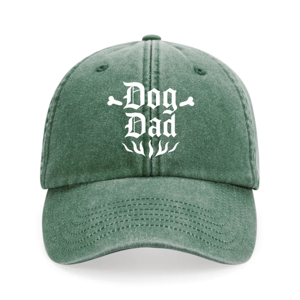 Casquette Brodée - 🦴 DOG DAD 🦴 - Forest Green Casquette