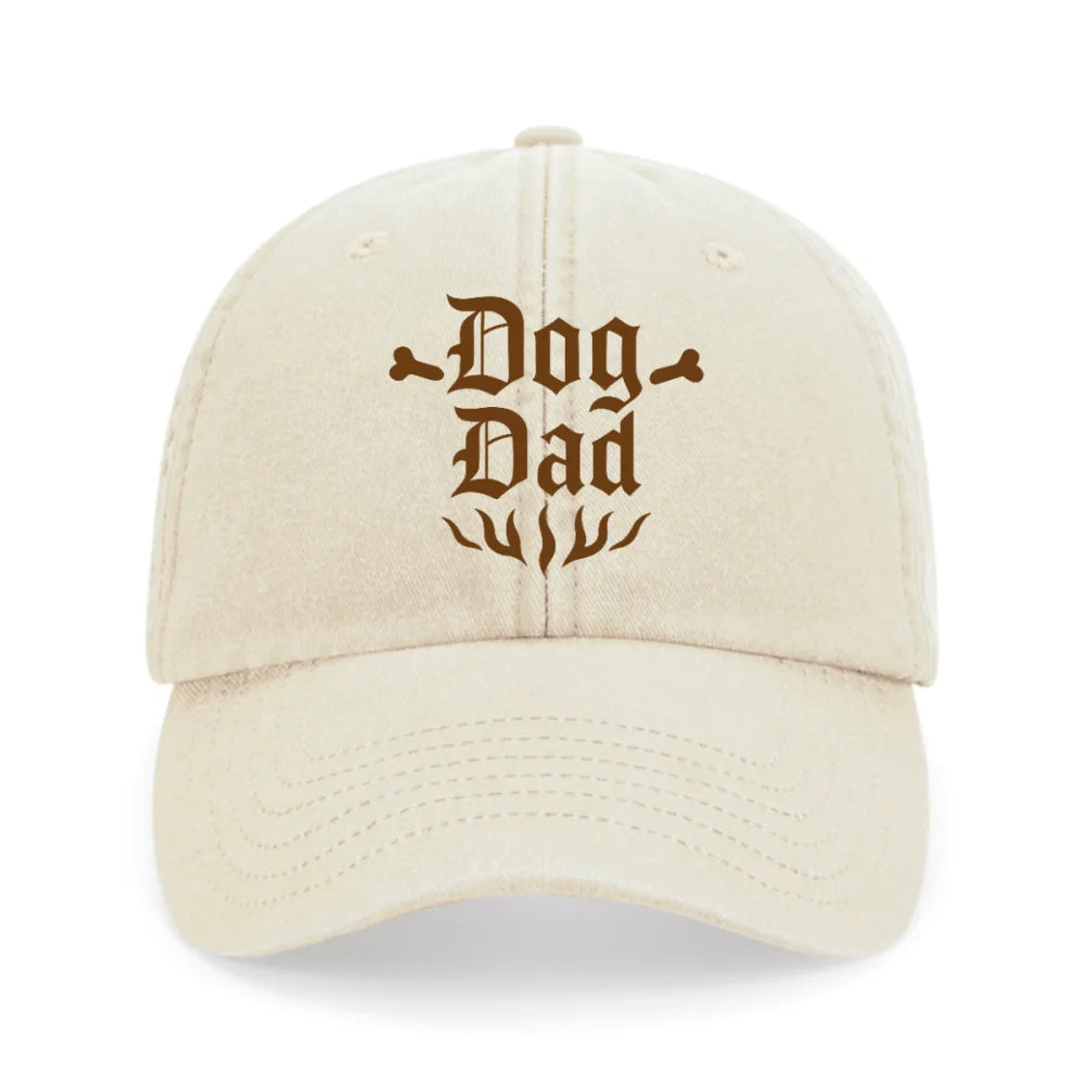 Casquette Brodée - 🦴 DOG DAD 🦴 - Sahara Casquette Brodée