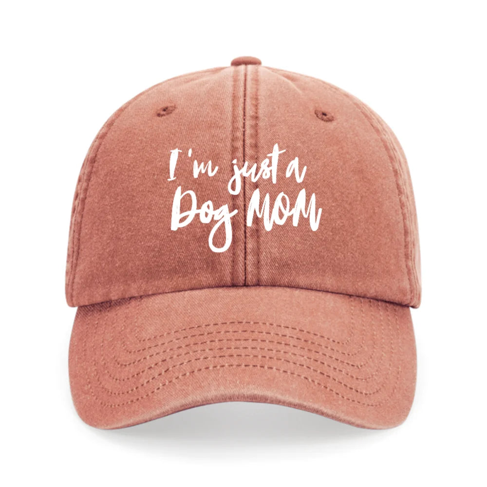 Casquette Brodée - I’m just a Dog Mom 💫 - Rouille Casquette