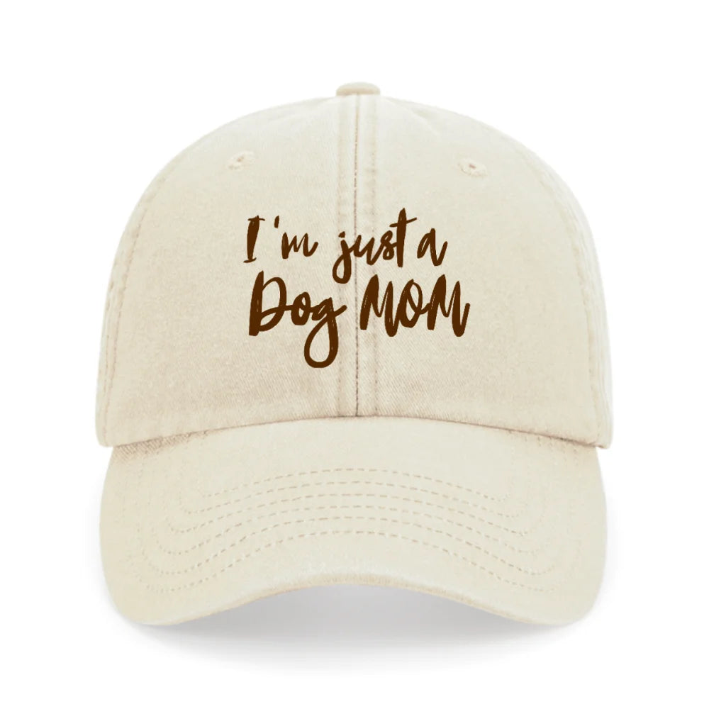 Casquette Brodée - I’m just a Dog Mom 💫 - Sahara Casquette