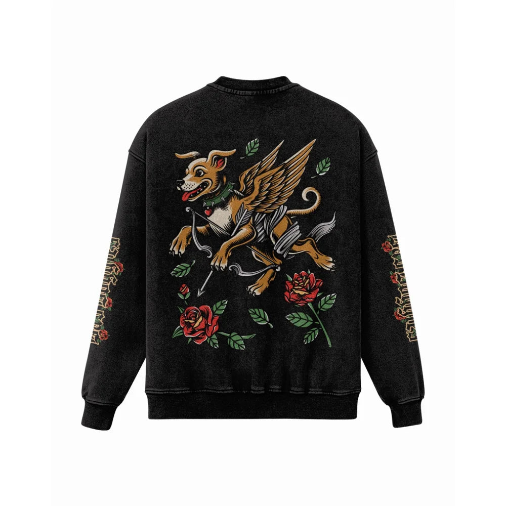 Crewneck Oversized - 🌹 CUPIDOG by Bad Doggies 🏹 - Crewneck