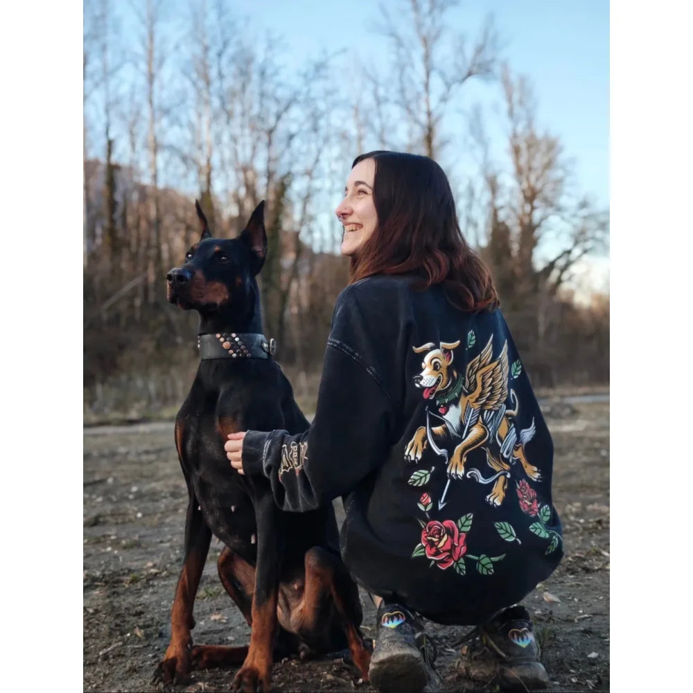 Crewneck Oversized - 🌹 CUPIDOG by Bad Doggies 🏹 - Crewneck