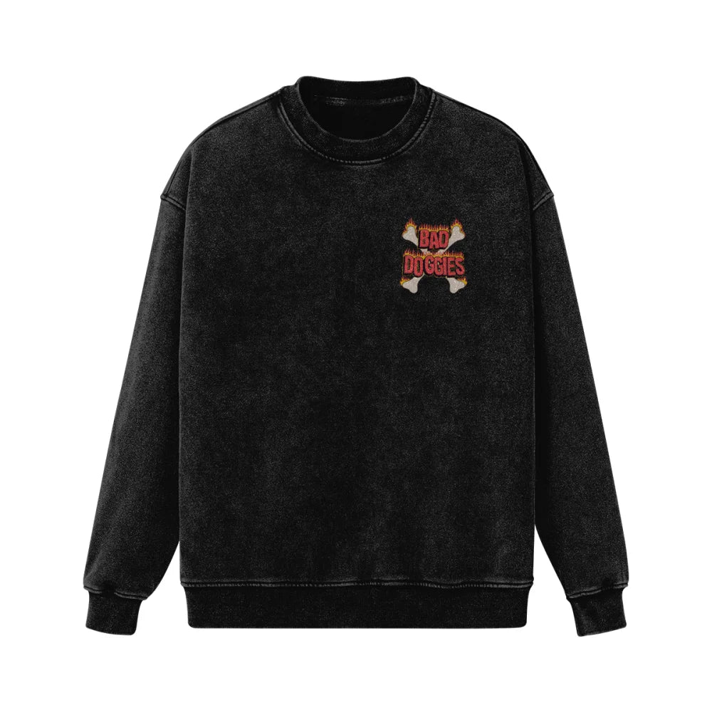 Crewneck Ultra Oversized - BAD DOGGIES ❤️🔥 - S Crewneck