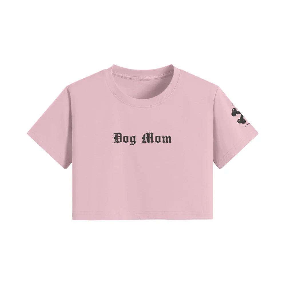 Crop Top Dog Mom 🏴☠️ - Rose Poudré / S Crop Top Dog Mom