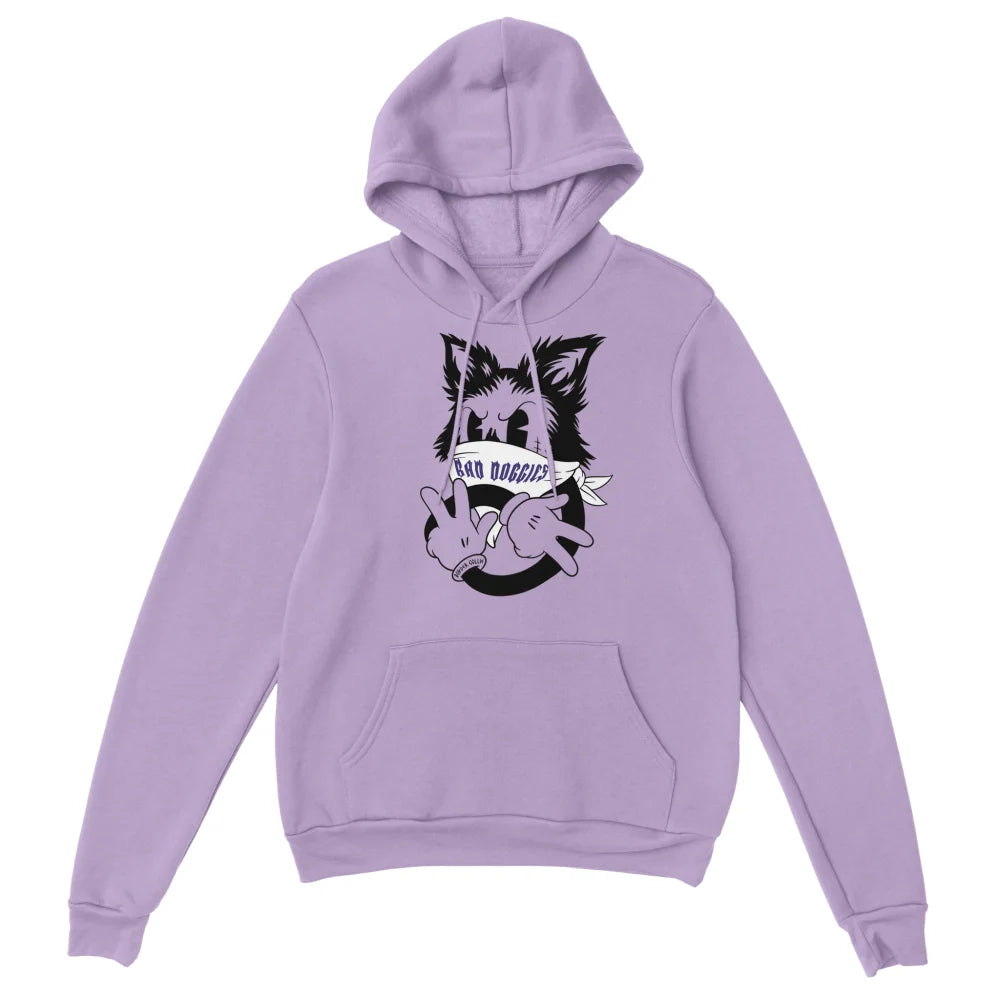 Hoodie Bad Border Collie ✌️ - Lilas / S Hoodie Bad Border