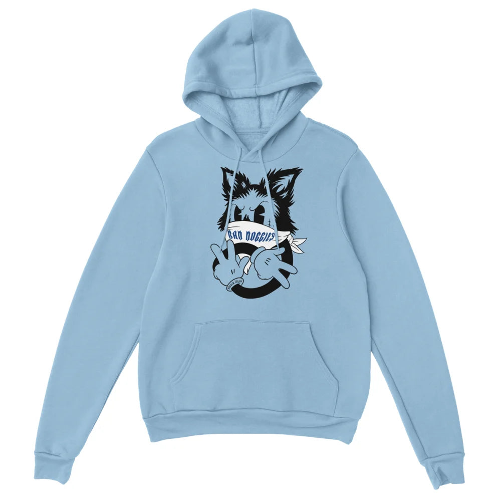 Hoodie Bad Border Collie ✌️ - Light Blue / S Hoodie Bad