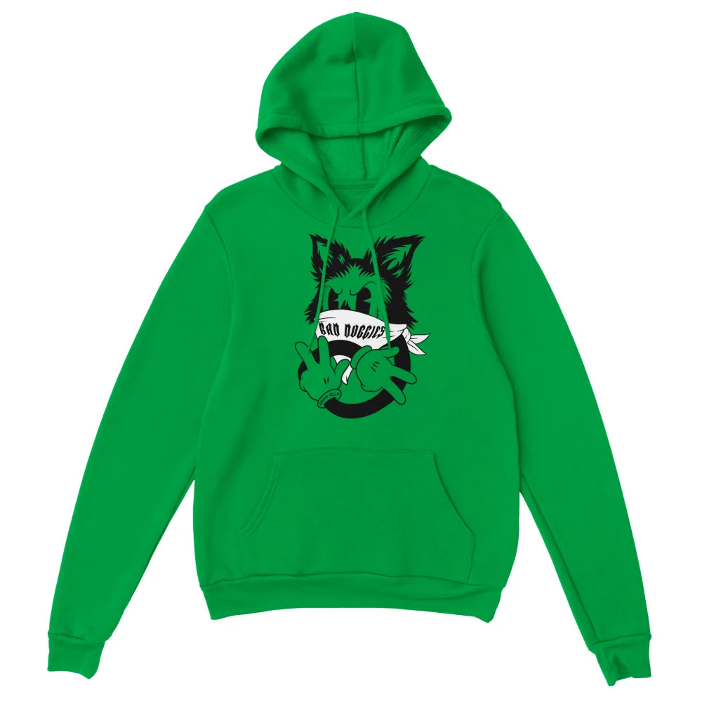 Hoodie Bad Border Collie ✌️ - Neon Green / S Hoodie Bad