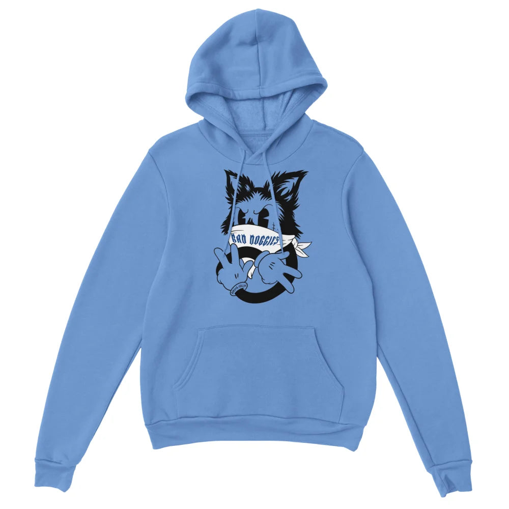 Hoodie Bad Border Collie ✌️ - Old Blue / S Hoodie Bad