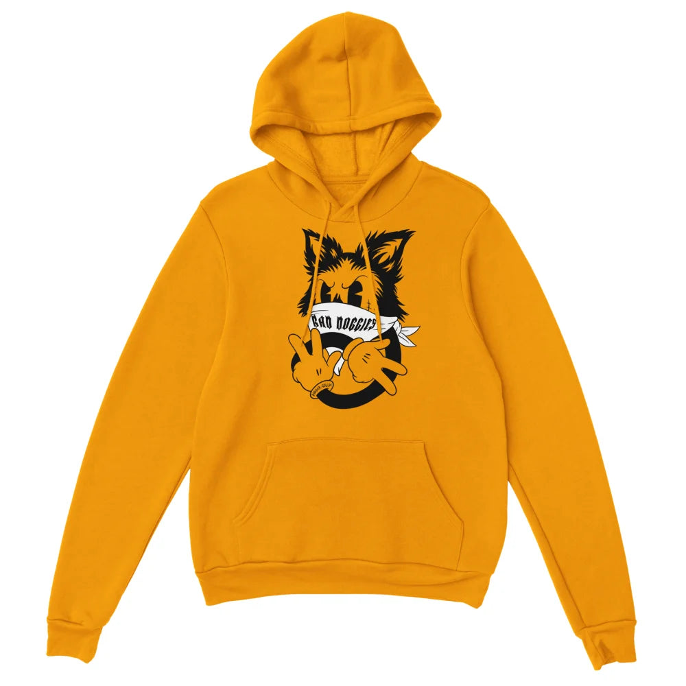 Hoodie Bad Border Collie ✌️ - Gold is the New Black / S