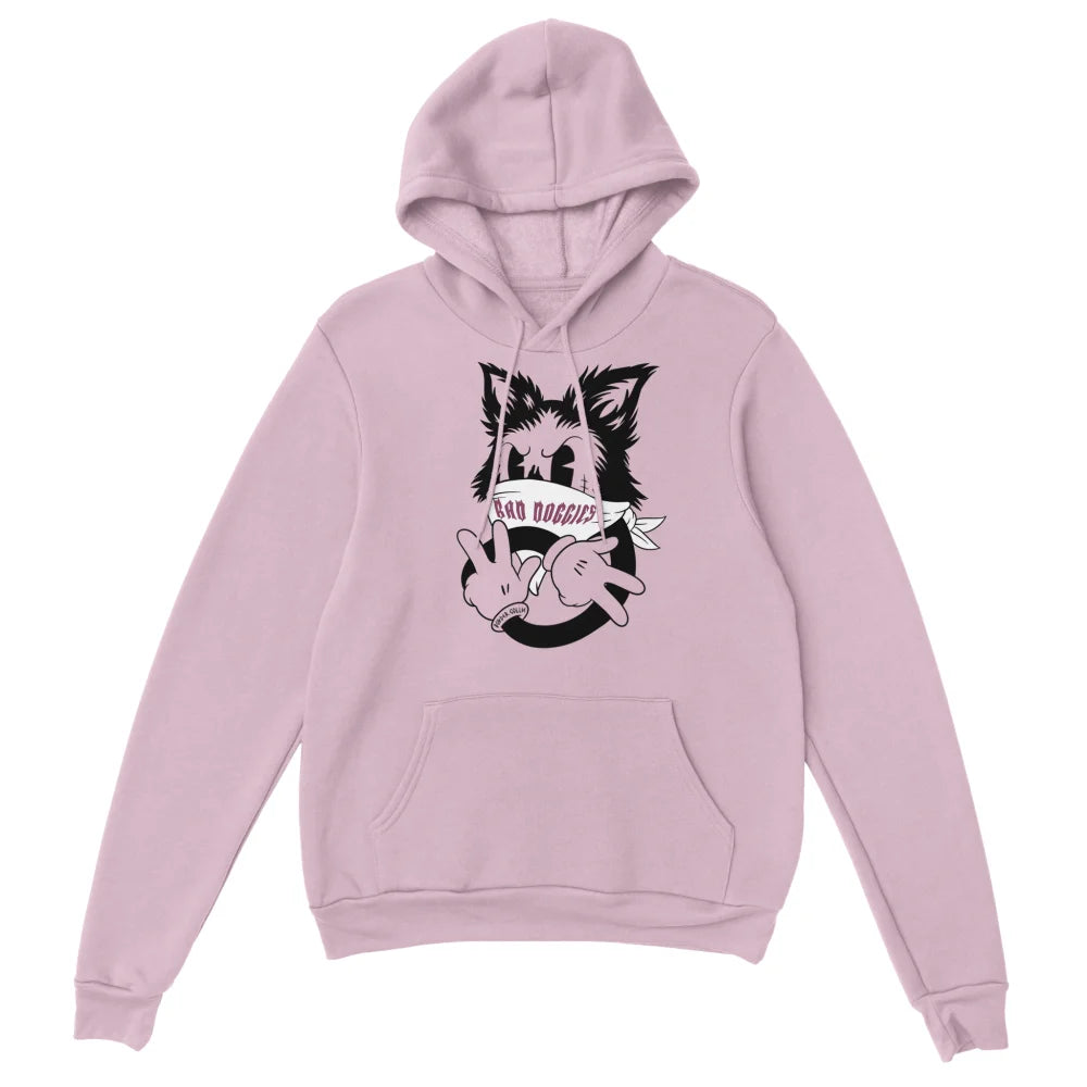 Hoodie Bad Border Collie ✌️ - Rose Poudré / S Hoodie Bad
