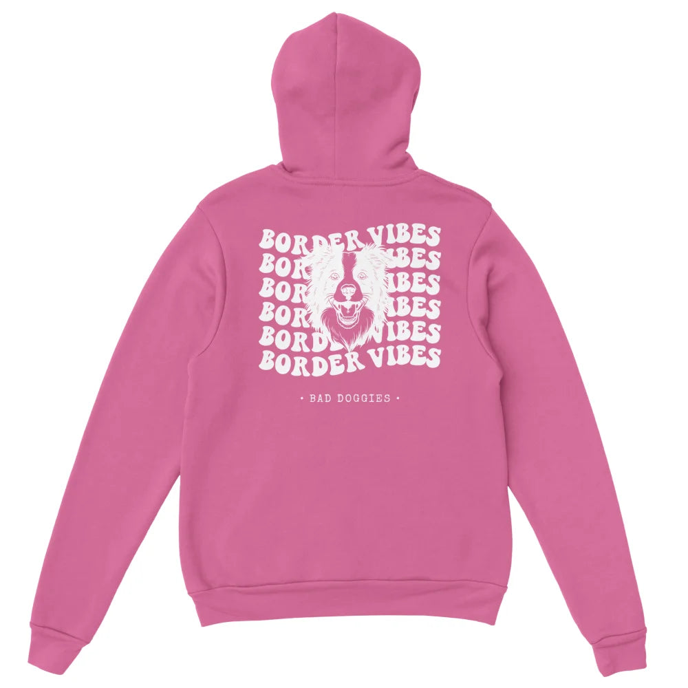 Hoodie Border Vibes 🦊 - Framboise / S Hoodie Border Vibes