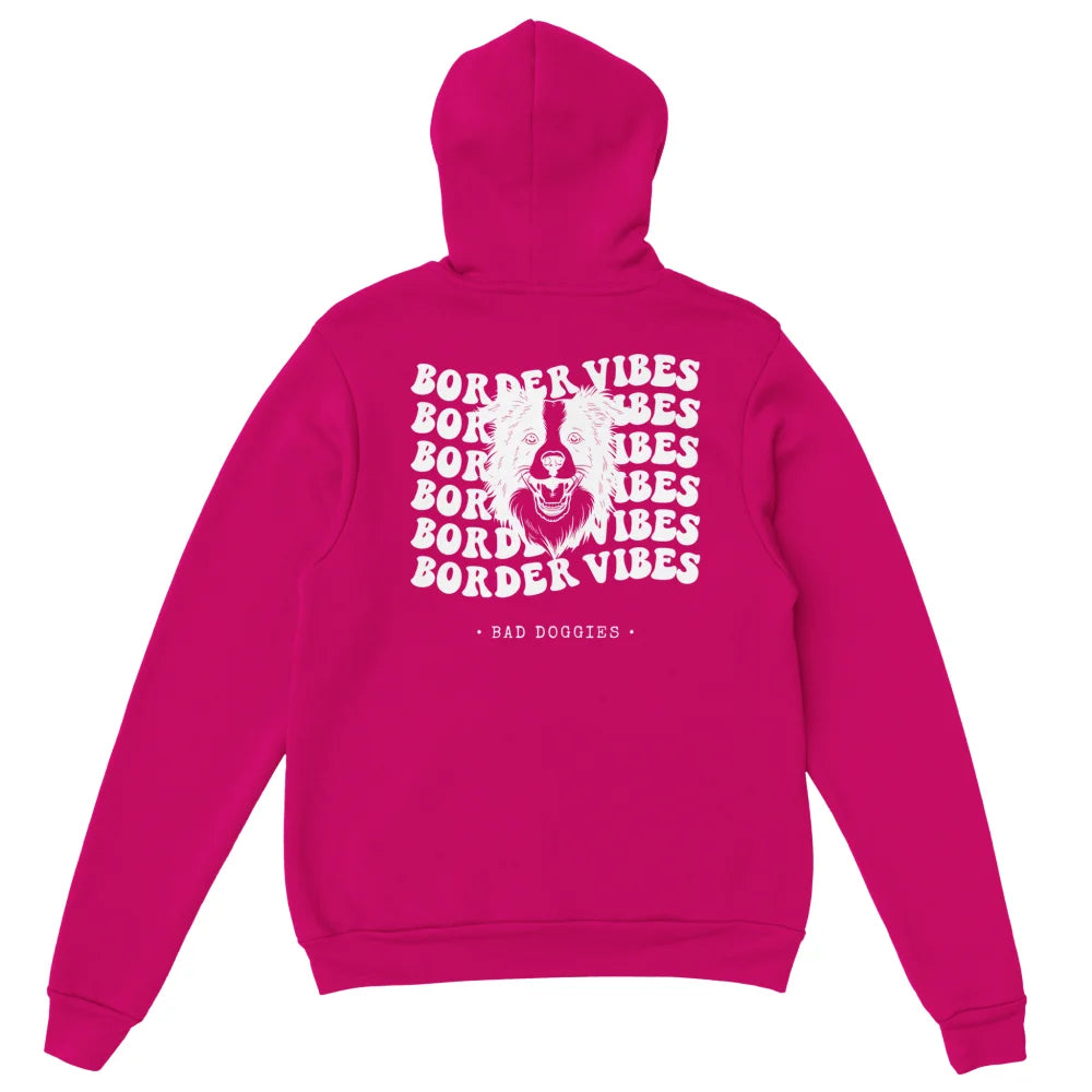 Hoodie Border Vibes 🦊 - Royal Pink / S Hoodie Border Vibes