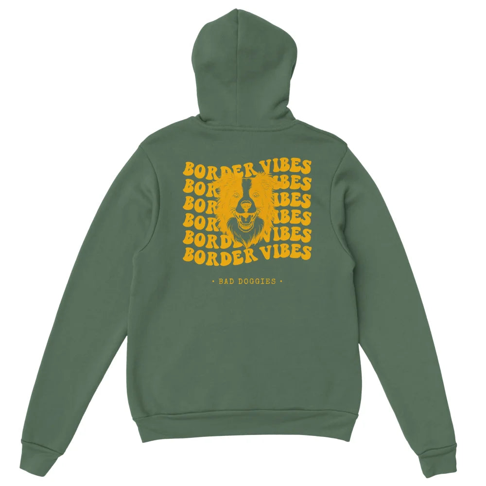 Hoodie Border Vibes 🦊 - Military Green / S Hoodie Border