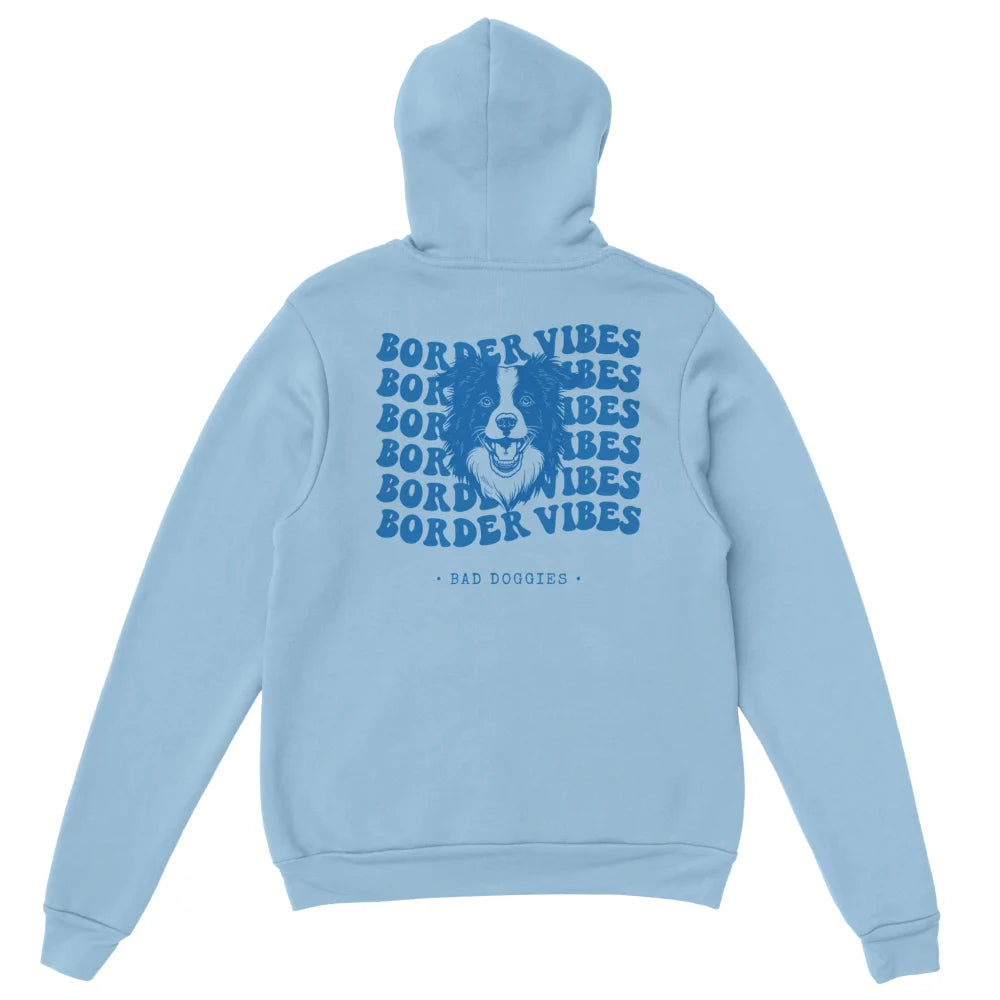 Hoodie Border Vibes 🦊 - Light Blue / S Hoodie Border Vibes