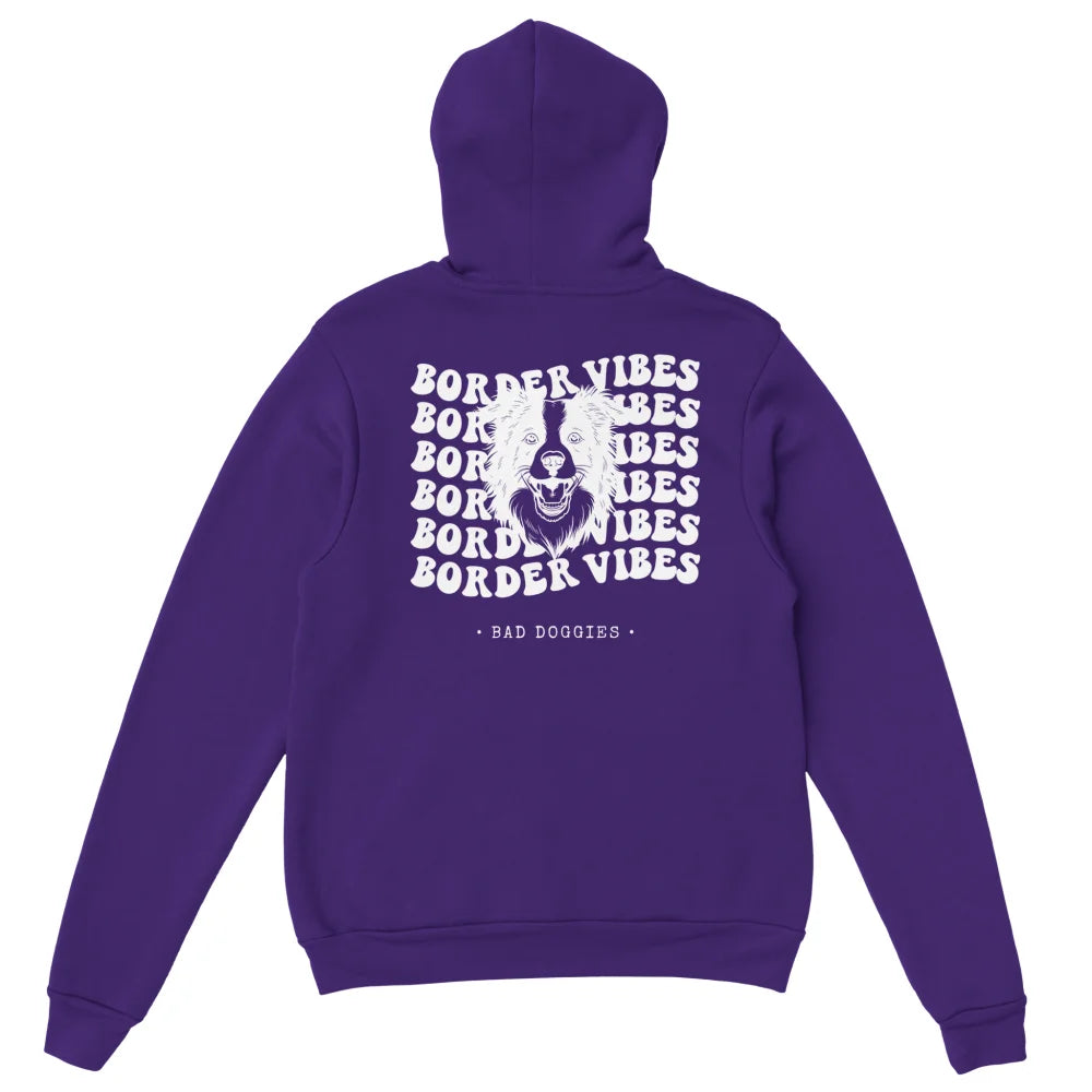 Hoodie Border Vibes 🦊 - Bunch of Grapes / S Hoodie Border