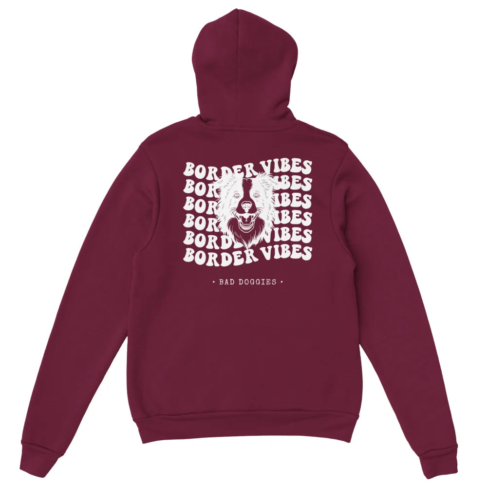 Hoodie Border Vibes 🦊 - Royal Purple / S Hoodie Border