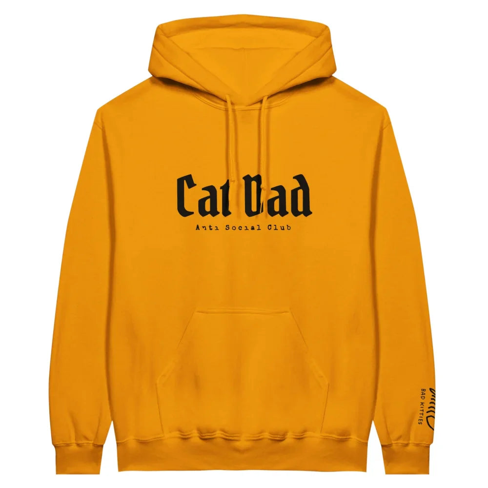 Hoodie BRODÉ - 𝕮𝖆𝖙 𝕯𝖆𝖉 𝙰𝚗𝚝𝚒 𝚂𝚘𝚌𝚒𝚊𝚕 𝙲𝚕𝚞𝚋 ✨ - Gold is the New