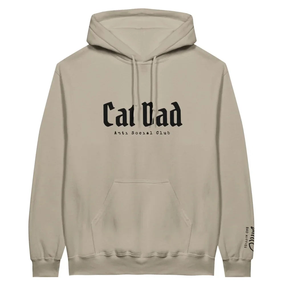 Hoodie BRODÉ - 𝕮𝖆𝖙 𝕯𝖆𝖉 𝙰𝚗𝚝𝚒 𝚂𝚘𝚌𝚒𝚊𝚕 𝙲𝚕𝚞𝚋 ✨ - Sahara / S