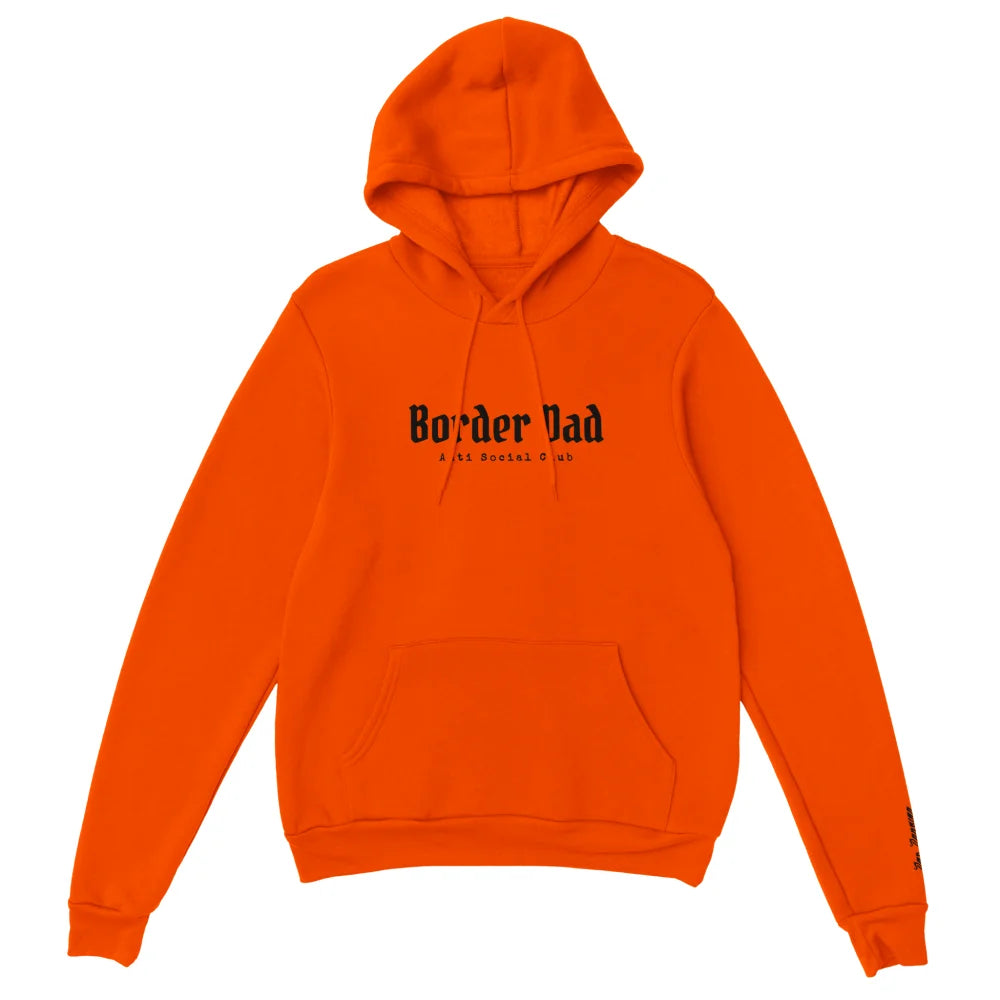 Hoodie Brodé - Border Dad Anti Social Club 👊 - Feu / S