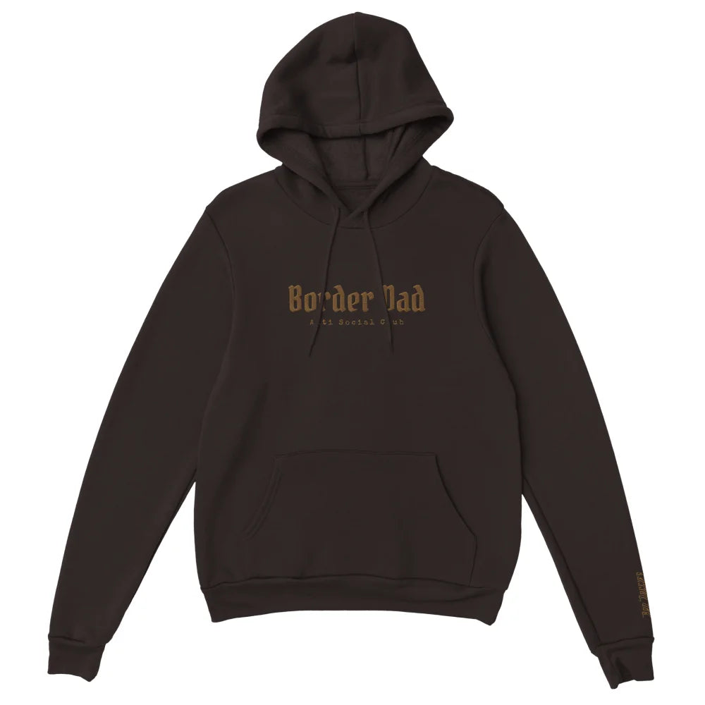 Hoodie Brodé - Border Dad Anti Social Club 👊 - Dark