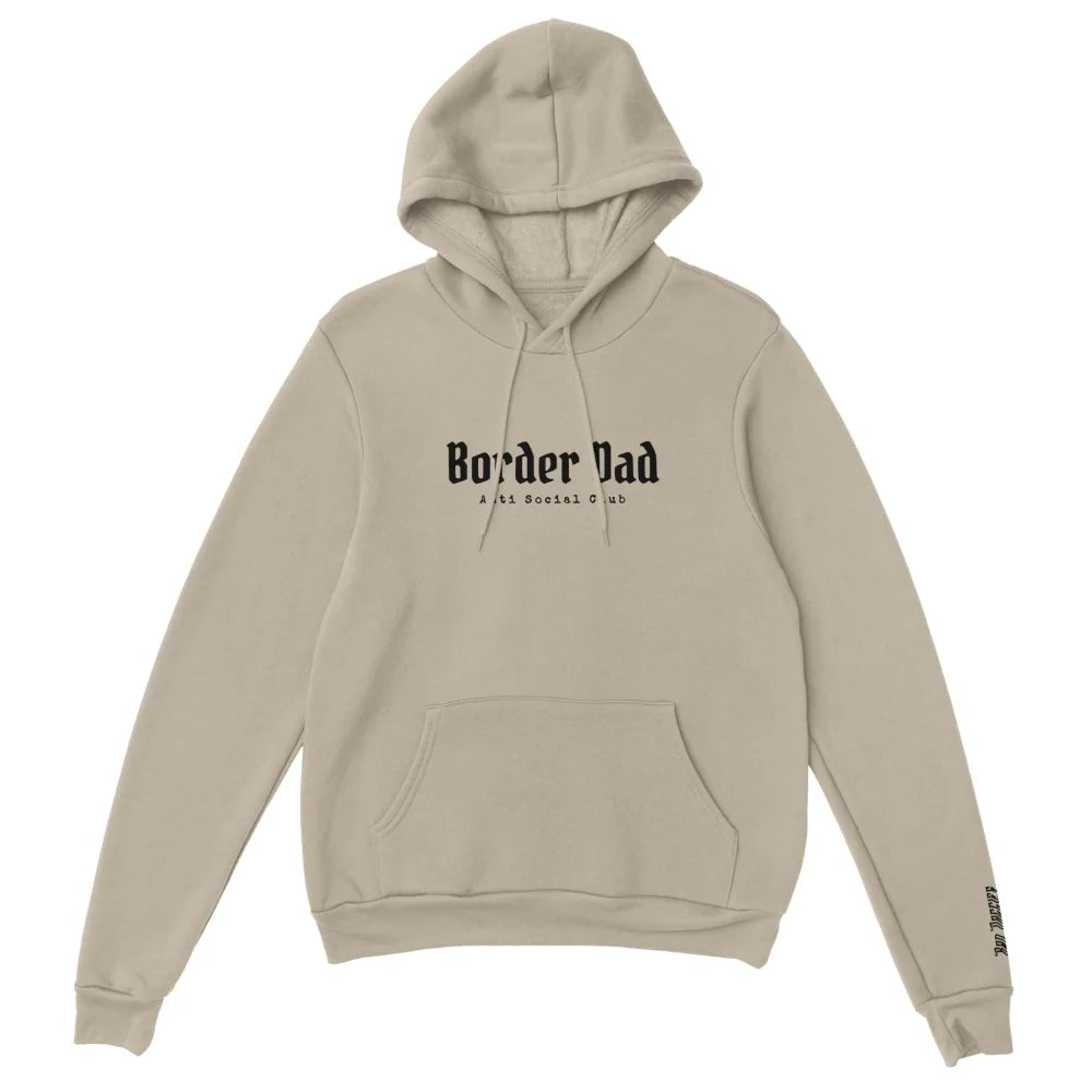 Hoodie Brodé - Border Dad Anti Social Club 👊 - Sahara / S