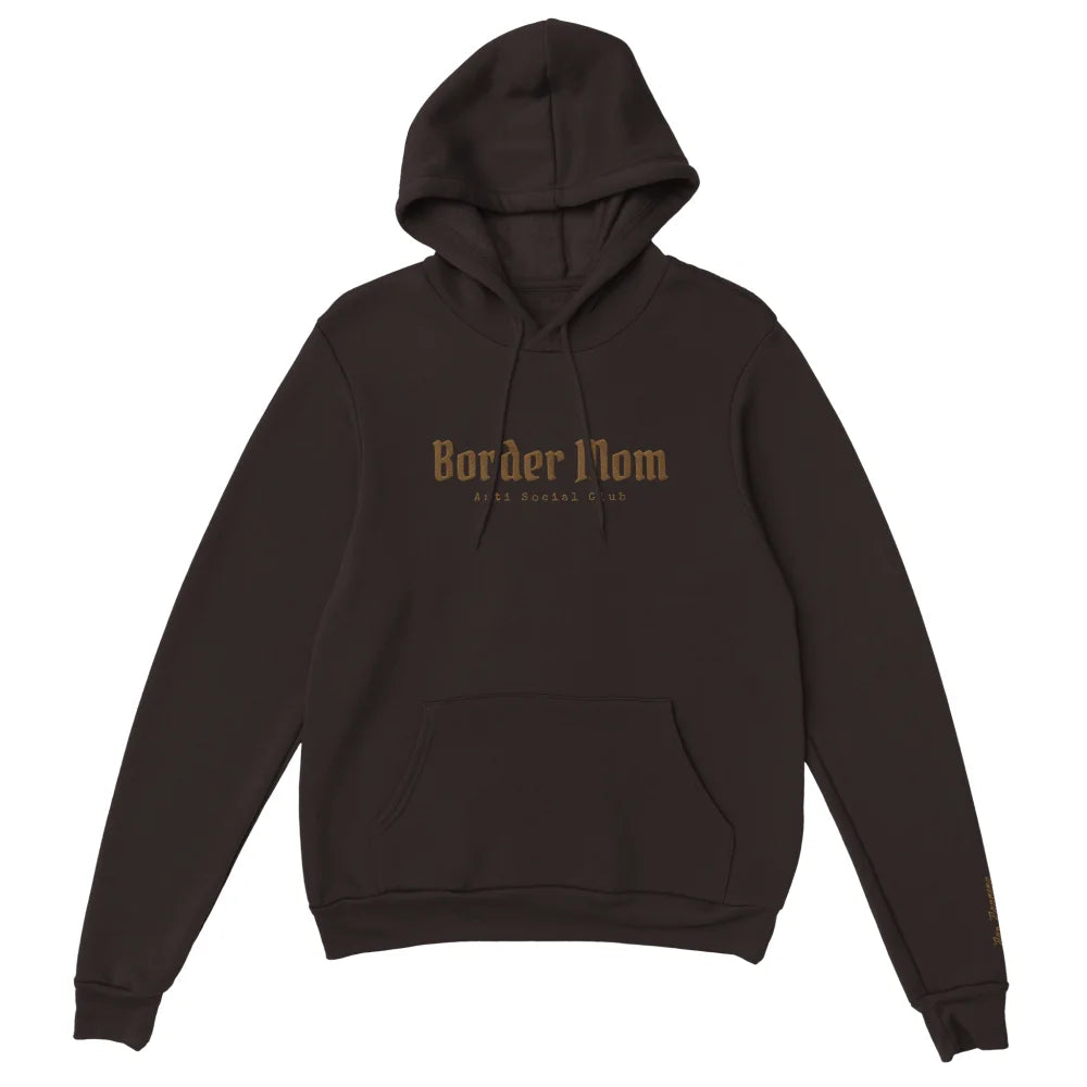 Hoodie Brodé - Border Mom Anti Social Club 👊 - Dark