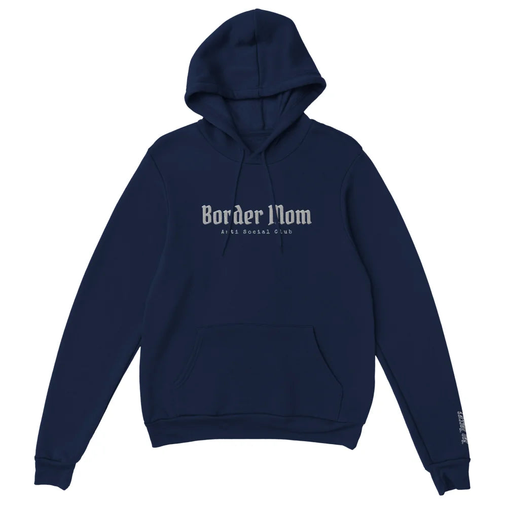 Hoodie Brodé - Border Mom Anti Social Club 👊 - Navy / S