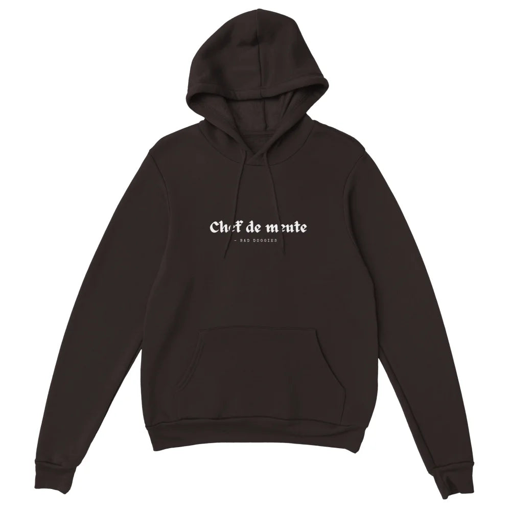 Hoodie Chef de Meute ๐บ - Dark Chocolate / S Hoodie Chef