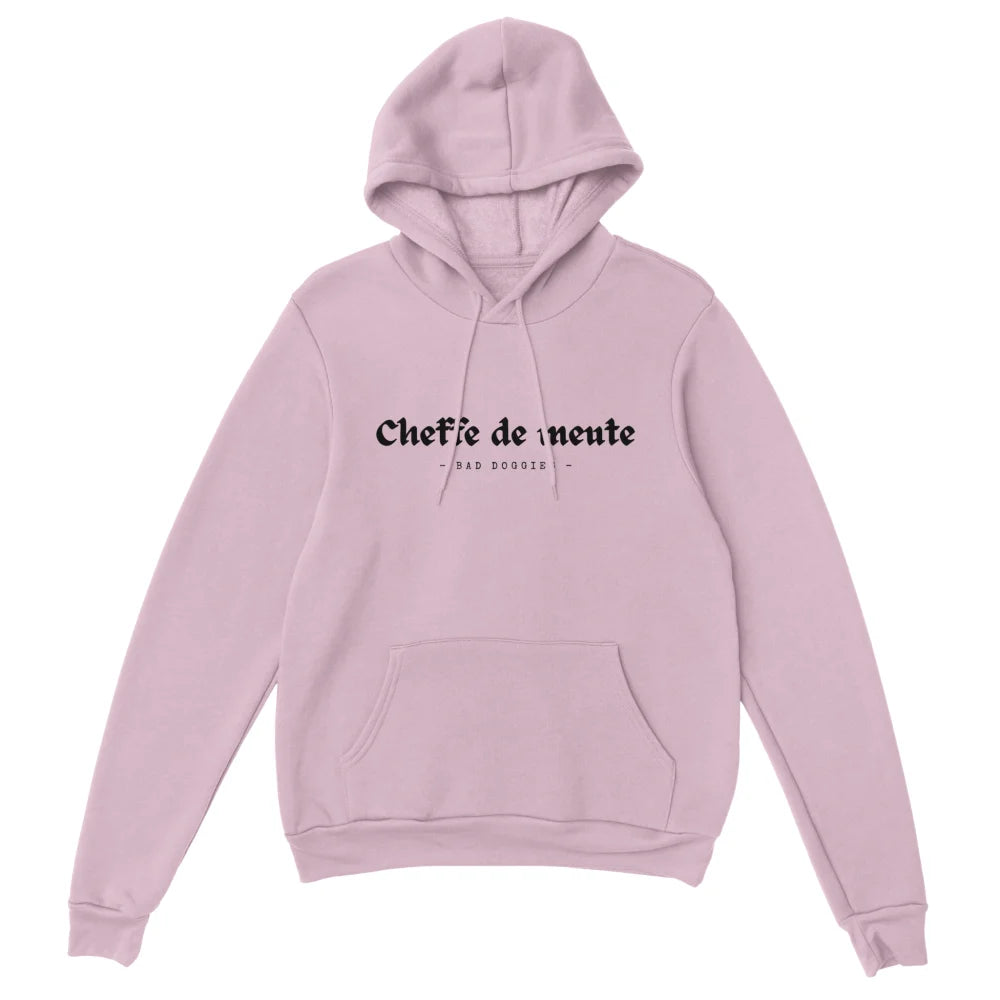 Hoodie Cheffe de Meute 🐺 - Rose Poudré / S Hoodie Cheffe