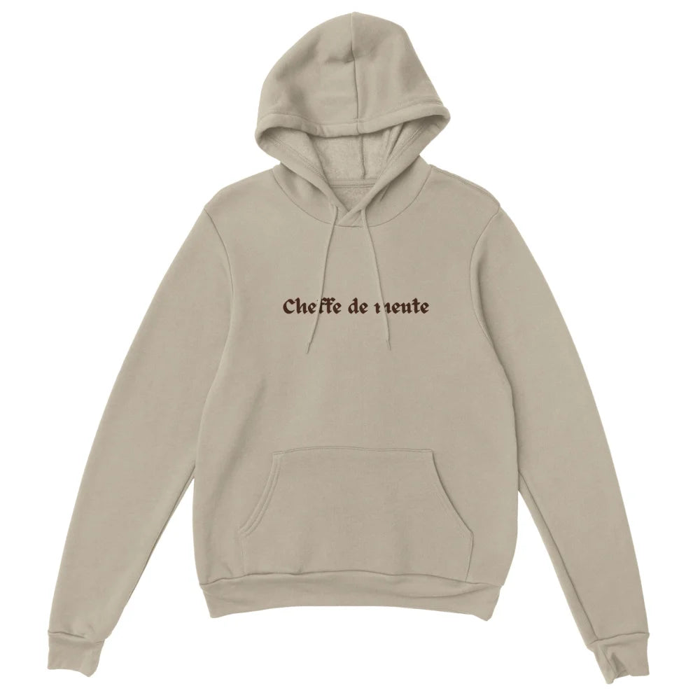 Hoodie Cheffe de Meute 🐺 - Sahara / S Bad Doggies Pour