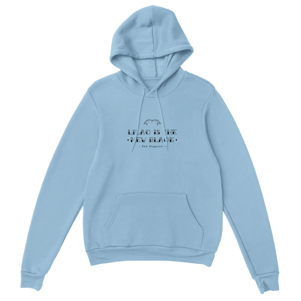 Hoodie Lilac Is The New Black ๐ - Light Blue / S Hoodie