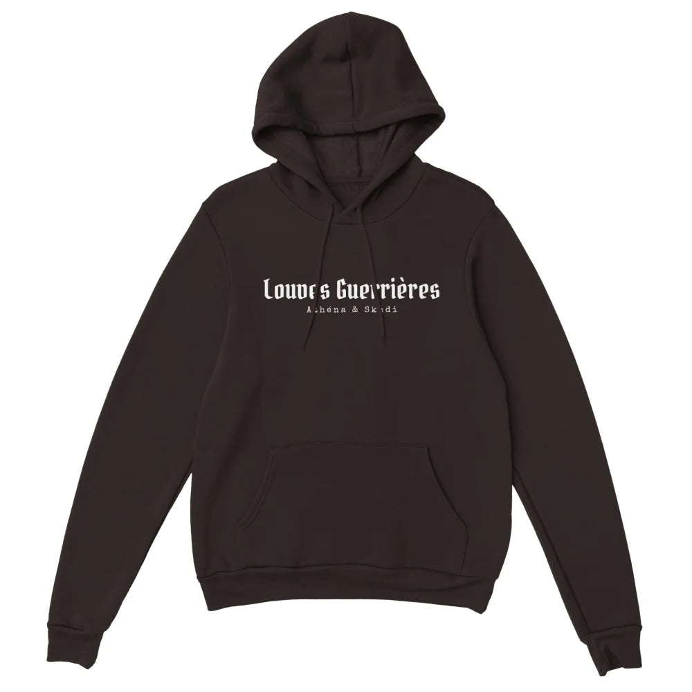 Hoodie Louves Guerrieres ❤️ - Dark Chocolate / S Hoodie