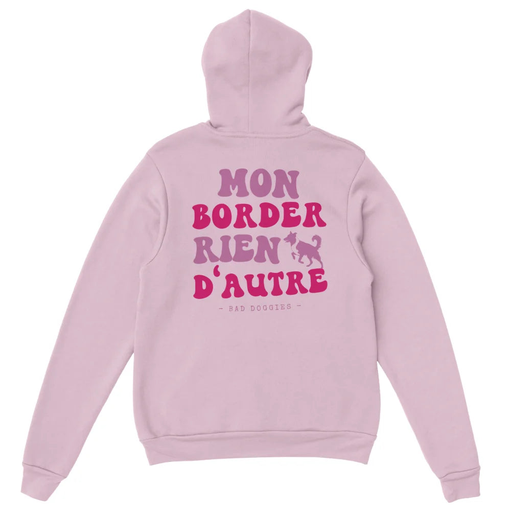 Hoodie Mon Border Rien D’Autre - Rose Poudré / S Hoodie