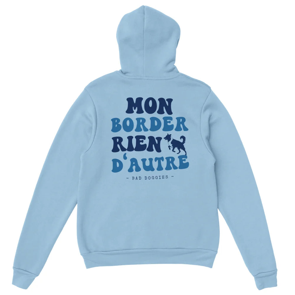 Hoodie Mon Border Rien D’Autre - Light Blue / S Hoodie