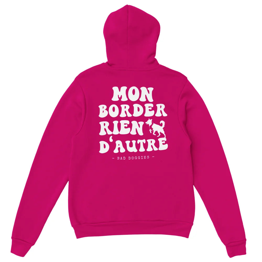 Hoodie Mon Border Rien D’Autre - Royal Pink / S Hoodie